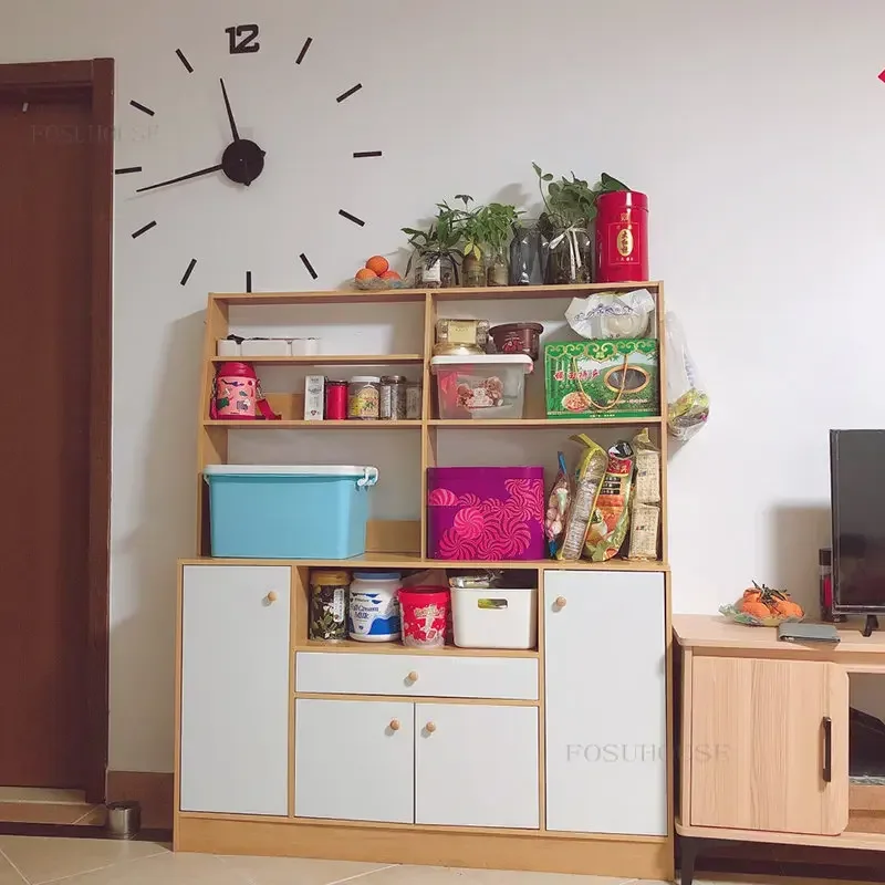 Multifunctional Homestay Kitchen Cabinets  Furniture Sideboard Nordic  Villa Storage Cabinet Living Room Cupboard r 3