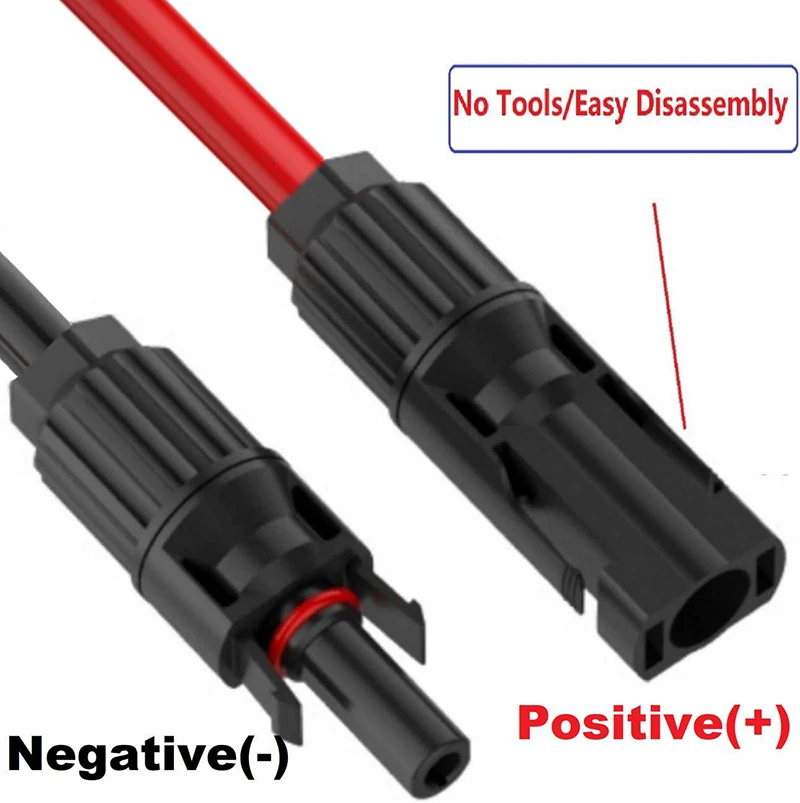4-in-1 Solar Panel Connector Extension Cable Splitter Compatible with Anderson Connector DC Adapter Power Plug XT60 Female Conn extension cable solar panel connector cable