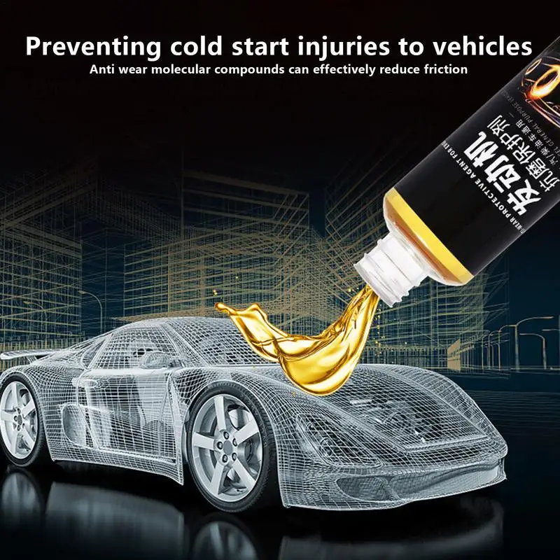 Engine Repair Agent Engine Repair Additive Anti-Wear 100ml for Auto Noise Reduction Wear Protection