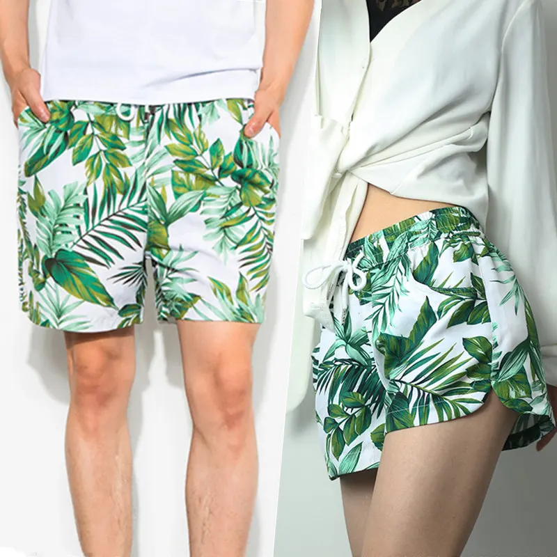 Couple Swimwear Surf Swimming Shorts For Men Women Beach Shorts Quick Dry Light Thin Micro-Elastic Boardshorts badeshorts