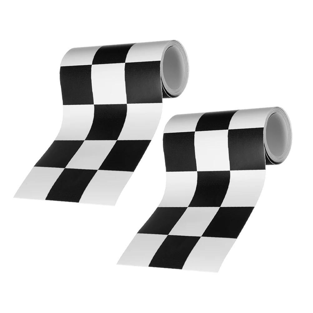 2Rolls Checkered Peel Stick Wallpaper Kitchen Backsplash Wall Sticker Removable For Kitchen Wall Cabinets Bathroom Home Decor