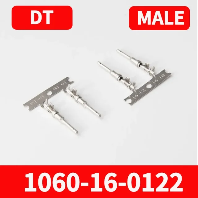 100/500PCS Male Female Terminals DEUTSCH DT/DTM/DTP/JST/AMP/Delphi/ECU Pins 1062-16-0122 1062-12-0166 770520-1 12089307 2