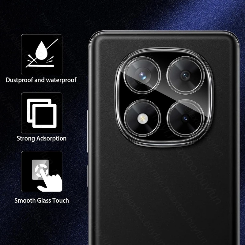 3D Curved Tempered Glass Camera Lens Protector Case