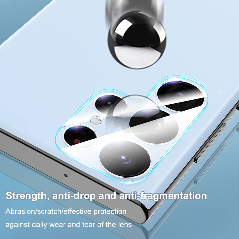 Premium 3-Pack Camera Lens Tempered Glass Protectors