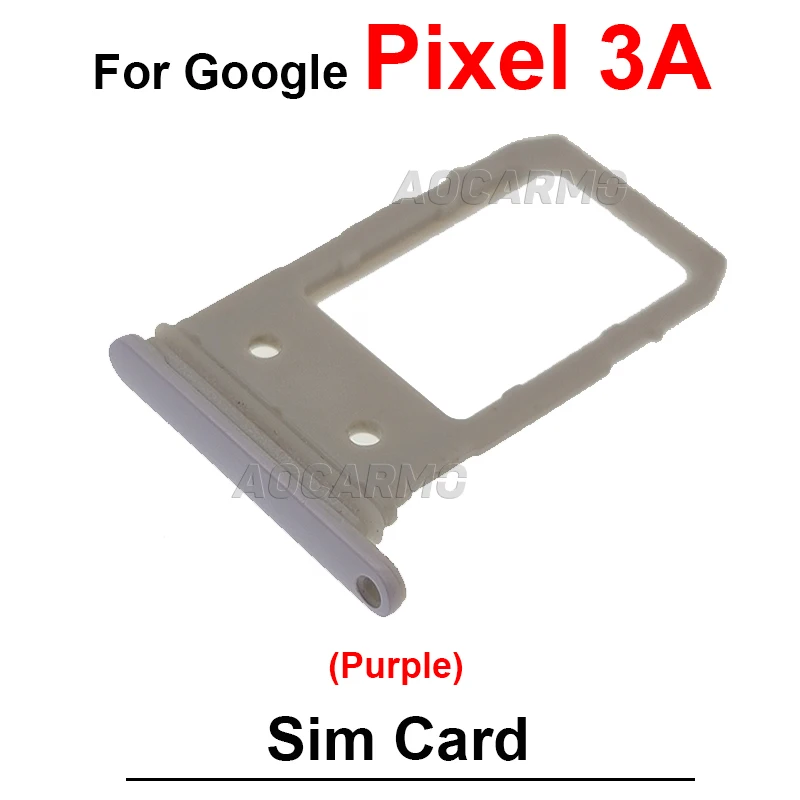 SIM Card Holder Tray Replacement - Black, White, Purple, Pink, Gold