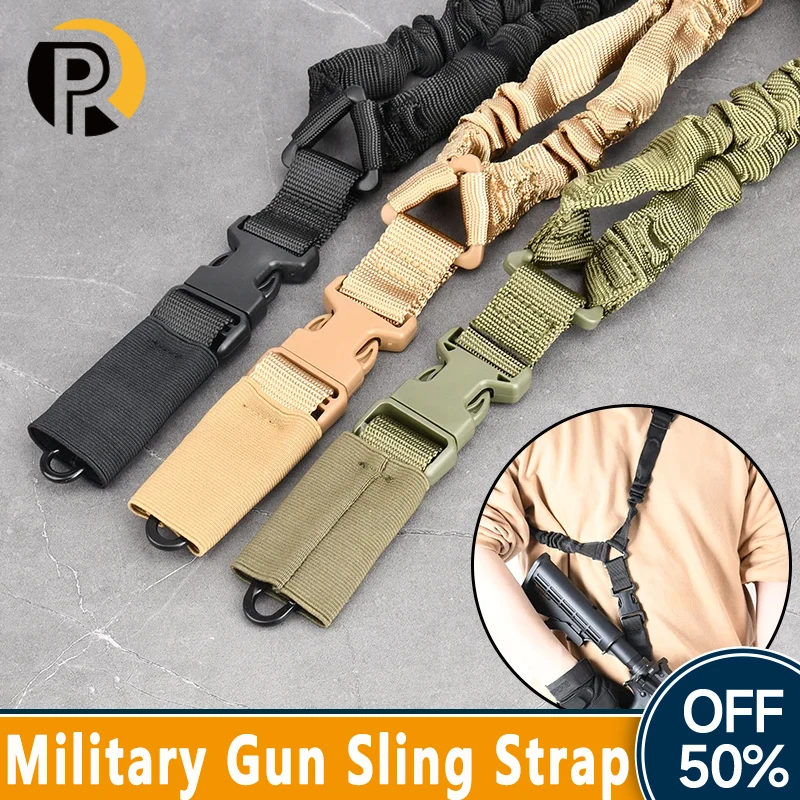

WADSN Tactical Rifle Rope Gun Sling Shoulder Strap Adjustable Military ShotgunGun Strap Army Hunting Airsoft Gunbelt Accessories