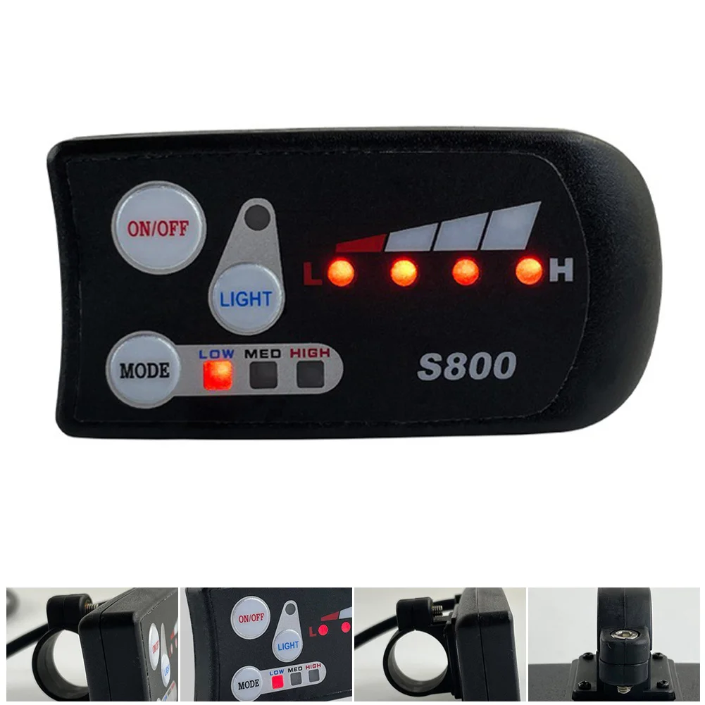 

Electric Bicycle 36V 48V S800 LED Control Panel Display Waterproof Connector For E-bike Waterproof Plug LED-S800 Display