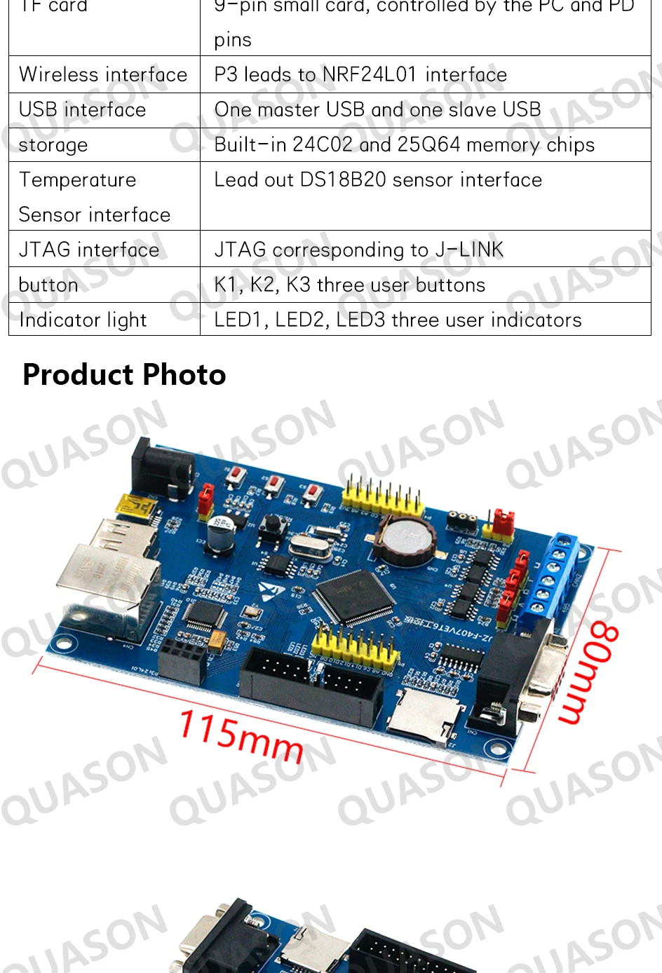 1セット産業用制御開発ボードSTM32F407VET6学習485デュアルcan