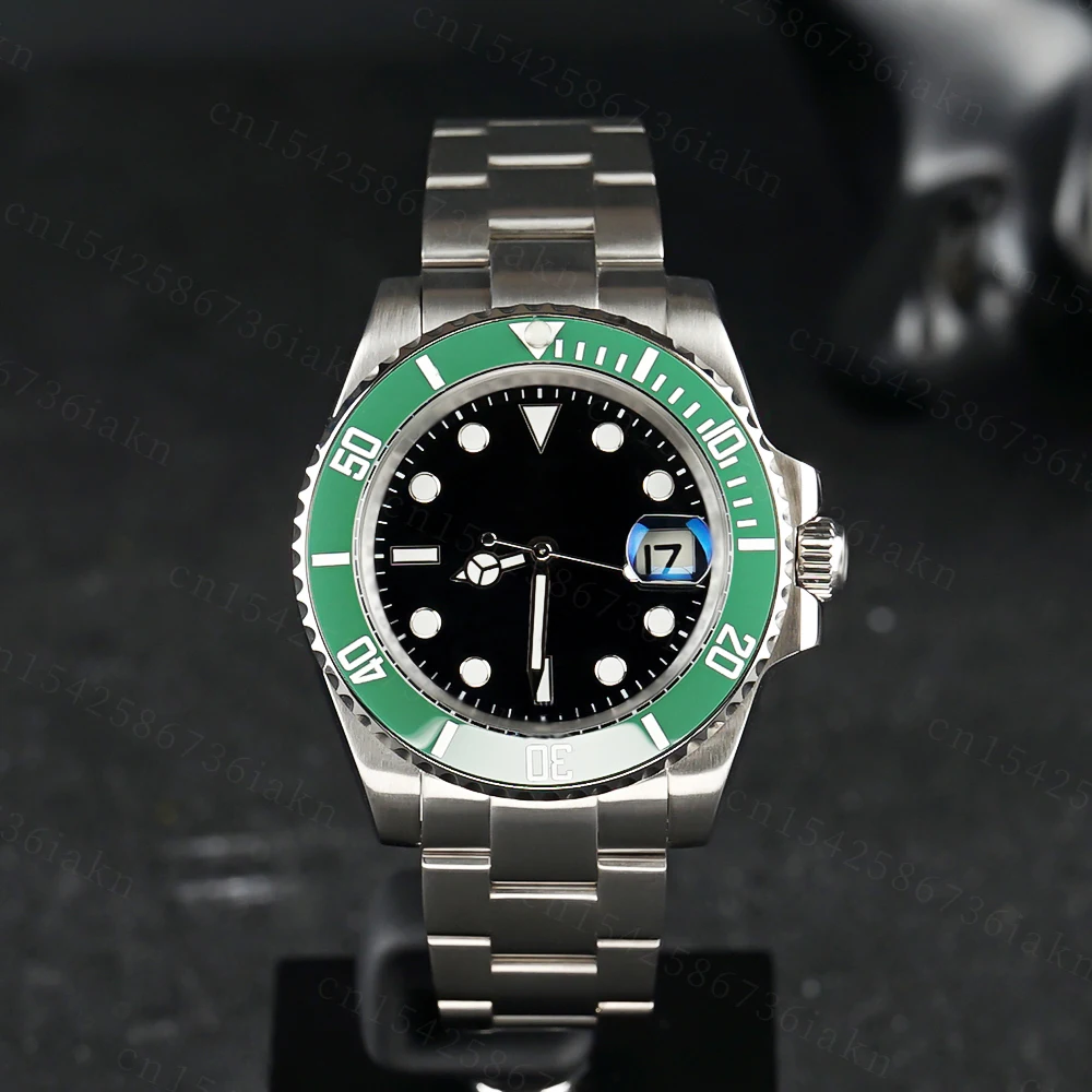 2022 Fashion New 40mm Men's Leisure Sports Sapphire Mirror Stainless Steel Material Waterproof Automatic Mechanical Watch