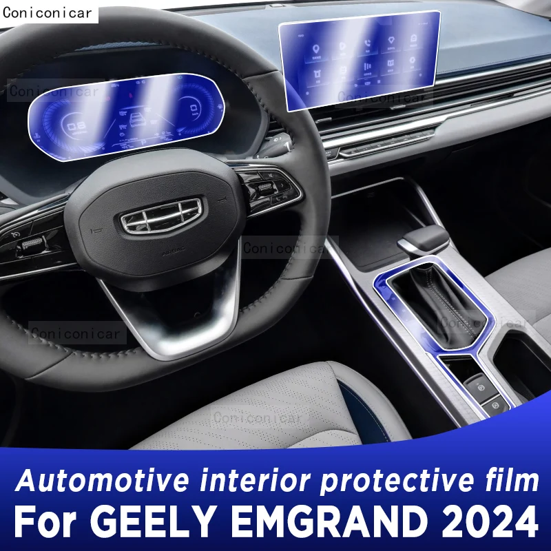 

Для GEELY EMGRAND 2024, панель редуктора, навигация, внутренний экран автомобиля, наклейка против царапин