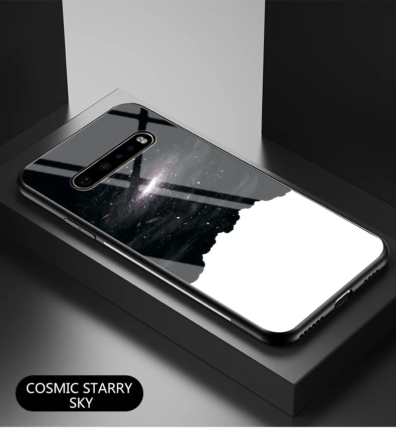 Luxury Mirror Tempered Glass Phone Case For Lg G8 Thin Series_voghion.com