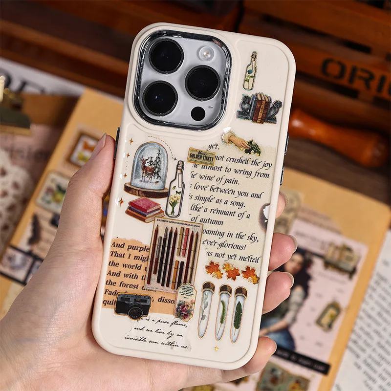 Set 60 Adesivi In PET Fantasy - Per Scrapbooking, Diari, Fai Da Te