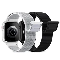 Bracelet en Nylon pour Bracelet de montre Apple Ultra 3 2 49mm 46mm 45mm 41mm 44mm 42mm 40mm 38mm, pour iWatch série 11 10 9 8 7 6 5 4 1