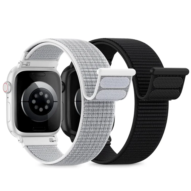 Bracelet en Nylon pour Bracelet de montre Apple Ultra 3 2 49mm 46mm 45mm 41mm 44mm 42mm 40mm 38mm, pour iWatch série 11 10 9 8 7 6 5 4 1