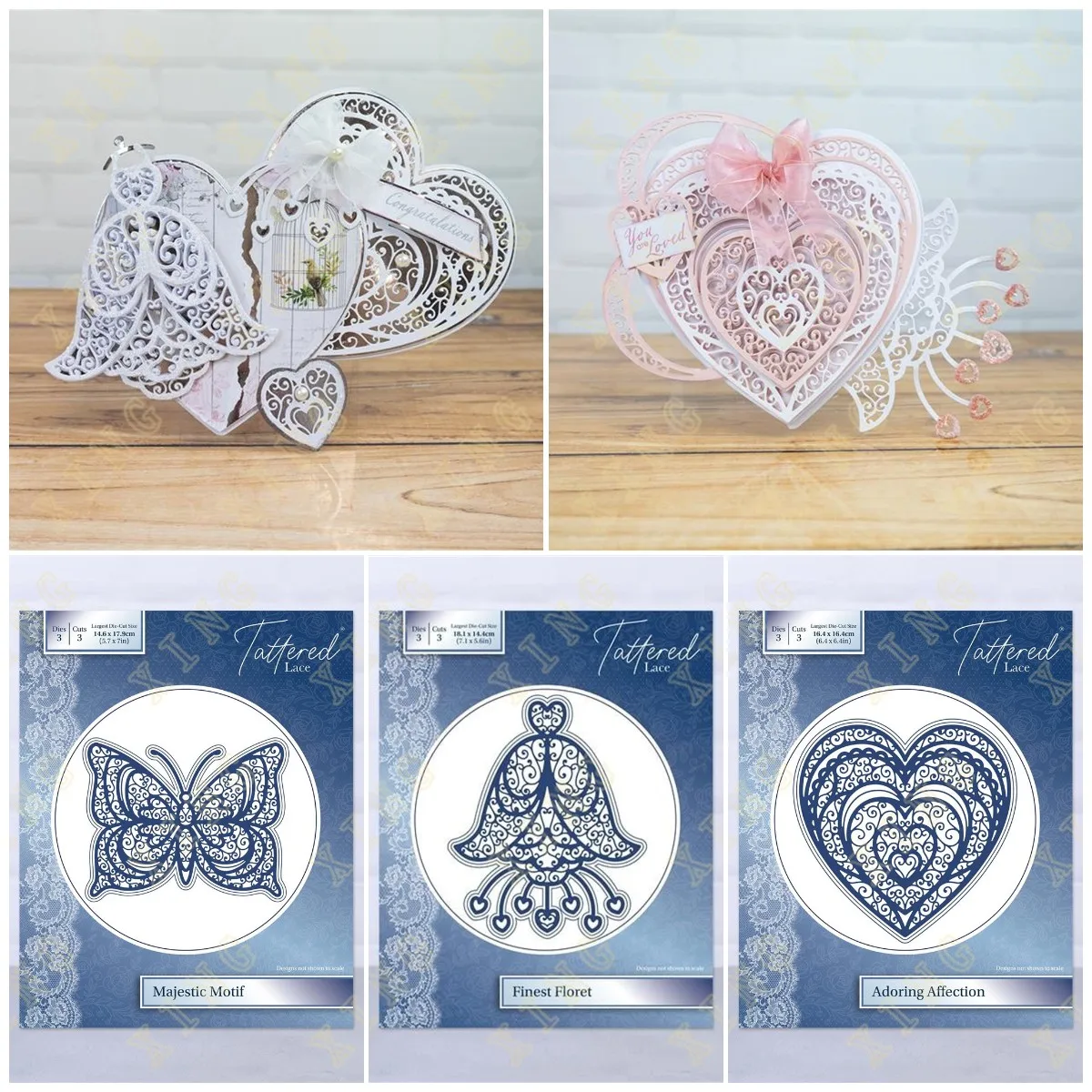 

Valentine's Day Adoring Affection Majestic Motif Metal Cutting Dies For DIY Scrapbooking Photo Cutting Die Paper Cards Embossing