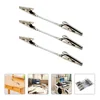 12 Pcs Note Folder Wire Clip Holder Alligator Clips DIY Accessories Metal Clamps for Two-headed Photo Alloy Memo Household 4