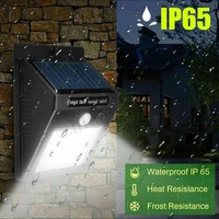 30 LED capteur de mouvement solaire applique murale IP65 étanche éclairage de sécurité extérieur sans fil jardin cour voie décoration 1