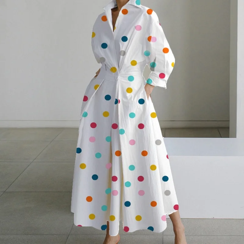 Autumn Office Lady Long Sleeve Dress