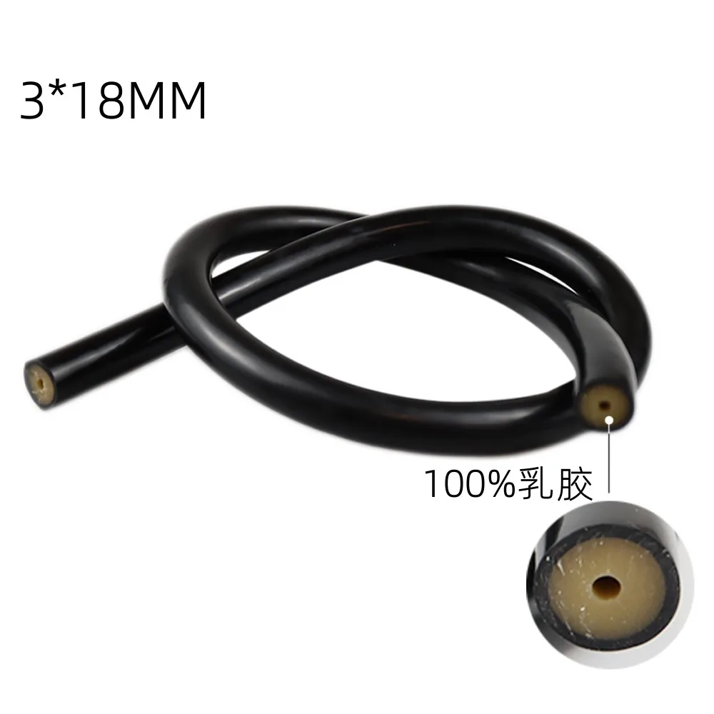 3*18mm Fish Hunting Fish Gun Latex Tube Pure Natural Latex Tape Rubber Band Elastic Tube Rubber Belt for Underwater Fishing fish hunting gun
