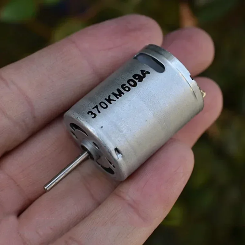 RK-370SD 고속 미니 카본 브러시 모터 28500RPM 5V 6V 7.4V DIY 장난감 자동차 보트 모델 강력 자석 물총용