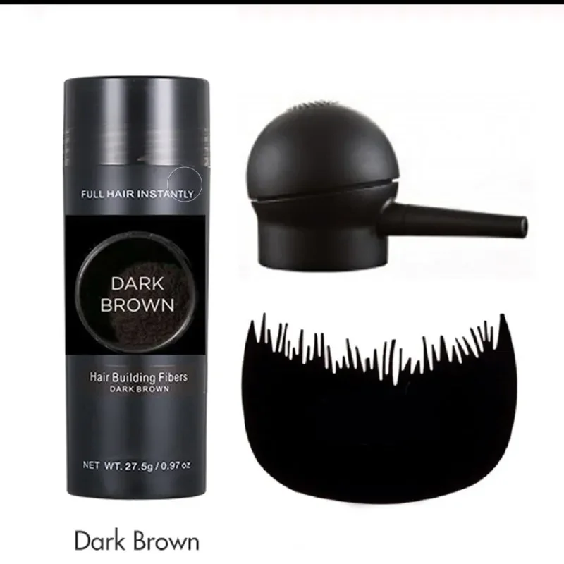TOPPIK Box package Hair Fibers Keratin Topic Spray Hair Building Fibers Powder Spray Applicator Hairline Optimizer Kit/Set hair building powder hair building fibers