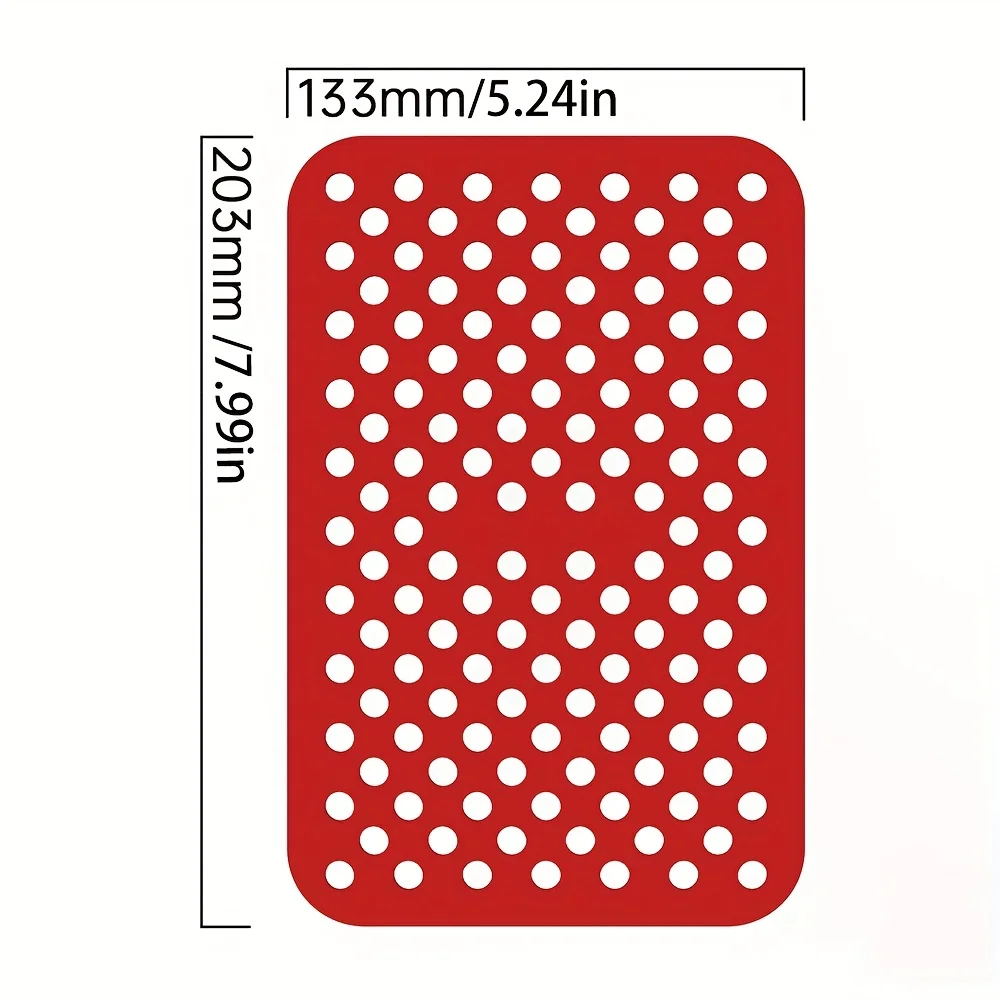 Reusable Silicone Air Fryer Liners - Non-Stick Kitchen Bakeware Accessories
