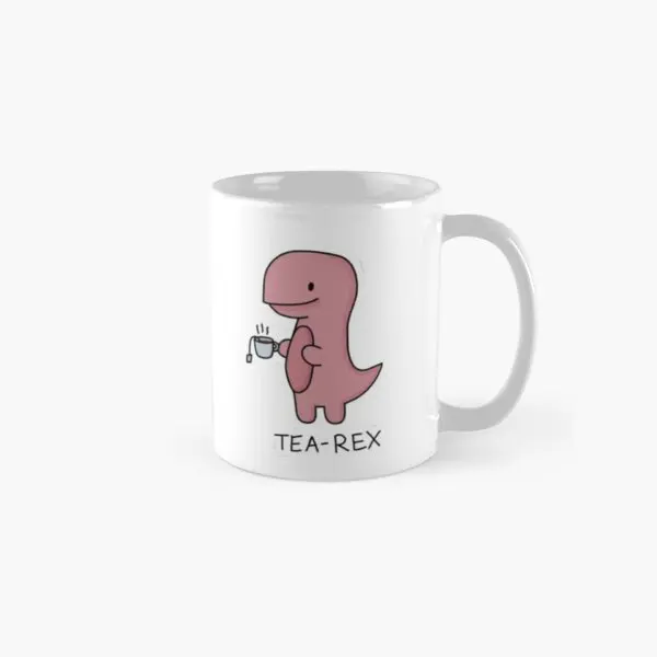 

Tea Rex Classic Mug Photo Image Cup Gifts Design Handle Round Picture Coffee Simple Printed Drinkware Tea
