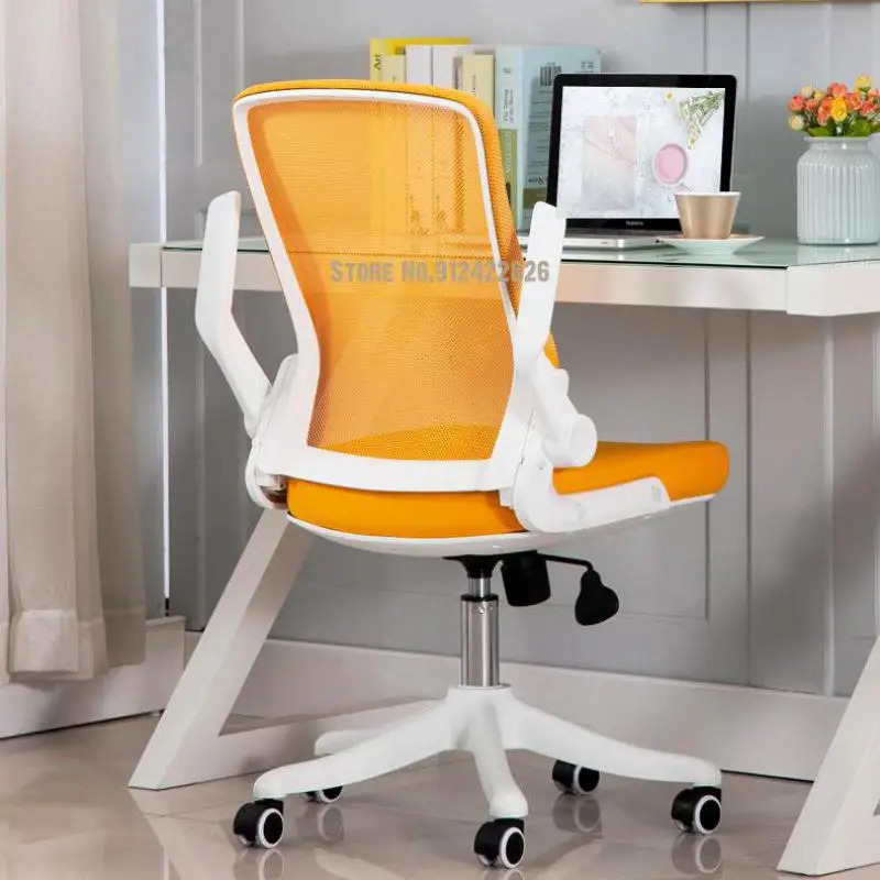Home computer chair office chair foldable backrest lift seat student dormitory staff meeting desk swivel chair
