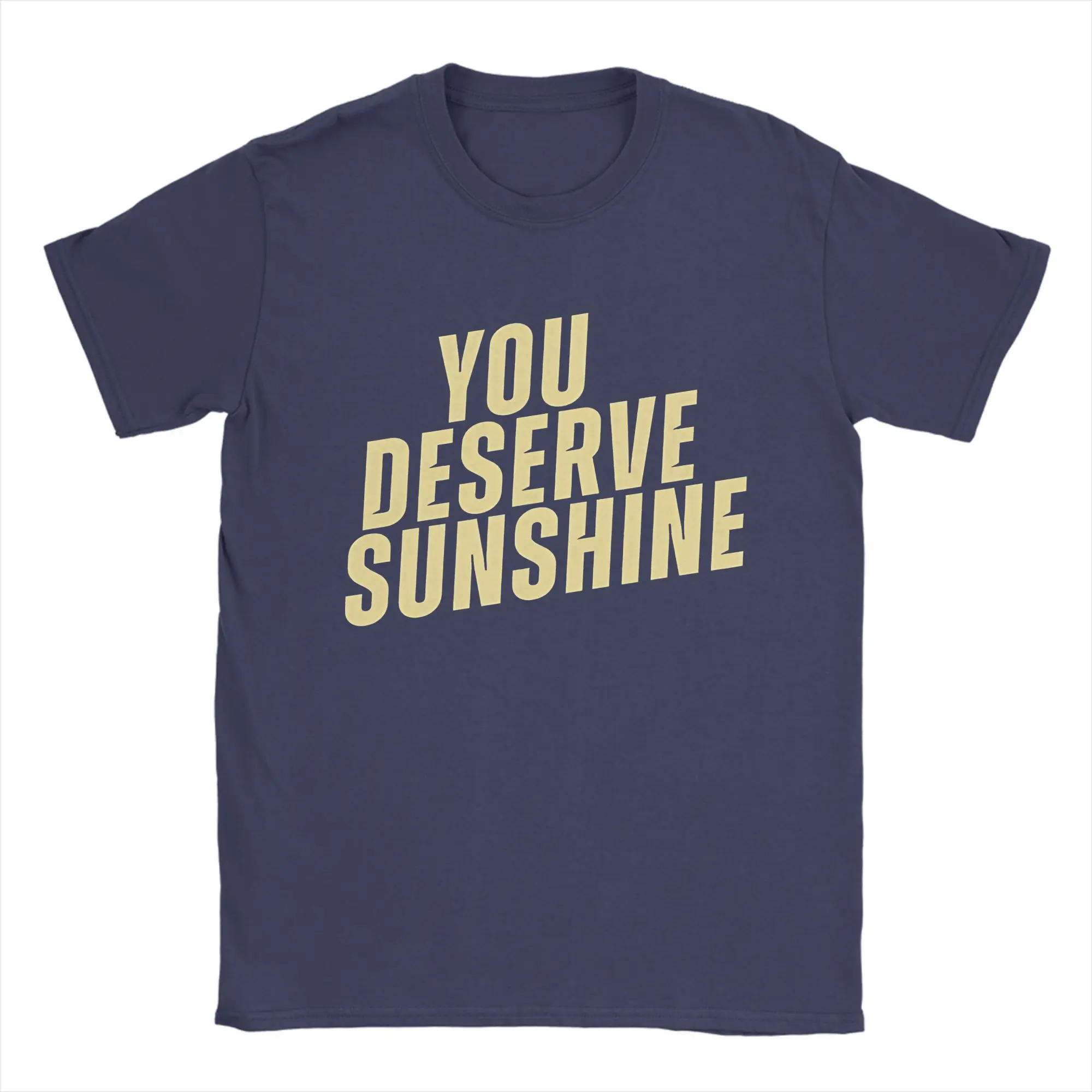 Men's You Deserve Sunshine Cotton Graphic Tee - Short Sleeve
