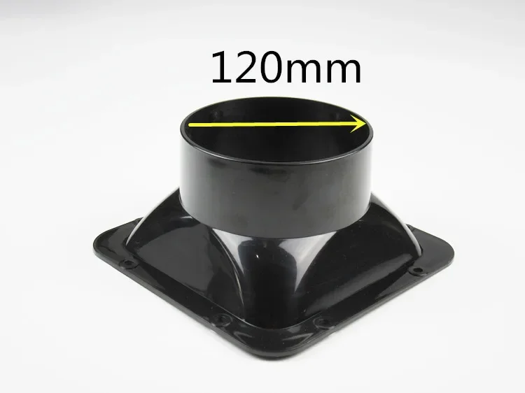 Adjustable ABS Round Pipe Flange Seat for Air Ventilation Systems
