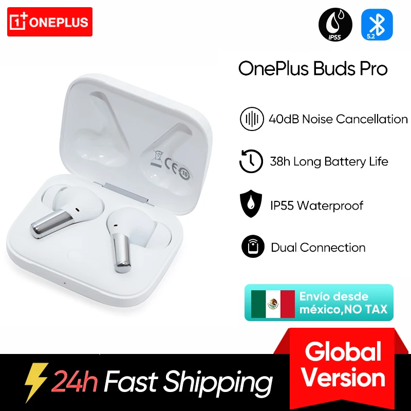 Bluetooth Headphones In Ear Earphone Bluetooth Headset Wireless Earbuds OnePlus Buds Pro Global Version Noise Cancelling Earbuds TWS Wireless Bluetooth Earphone For Oneplus 11 10 Pro 10T 9 9RT