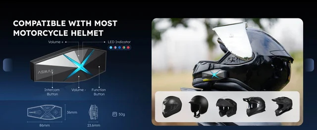 ASMAX F1 新品未開封 Amazon.co.jp: ASMAX F1 バイク インカム 10人同時メッシュ通信