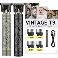 T9 USB Electric Hair Cutting Machine Rechargeable Hairdresser Shaver For Men Barber Professional Beard Trimmer 1