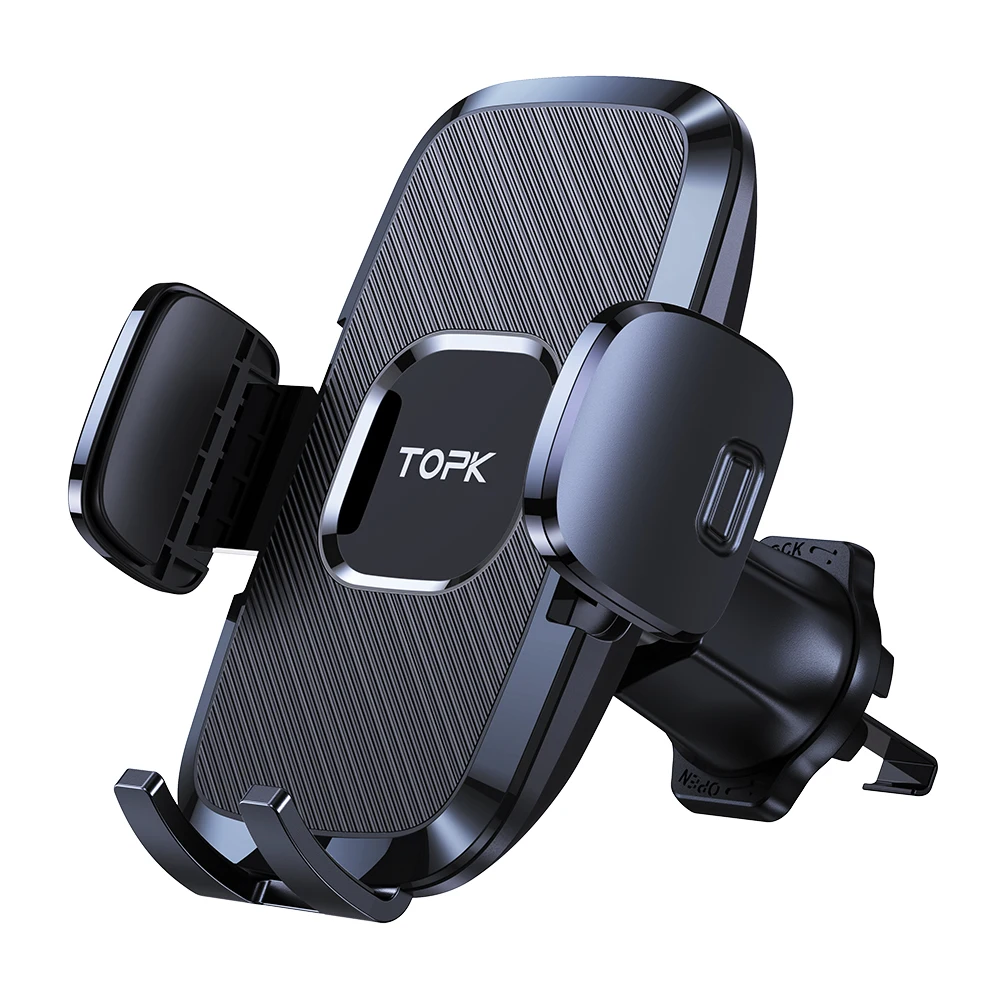 TOPK Auto Telefon Halter 2023 Upgrade mit Haken Clip Air Vent Auto  Halterung 360 ° Rotation Universal Handy Halterung für Handys