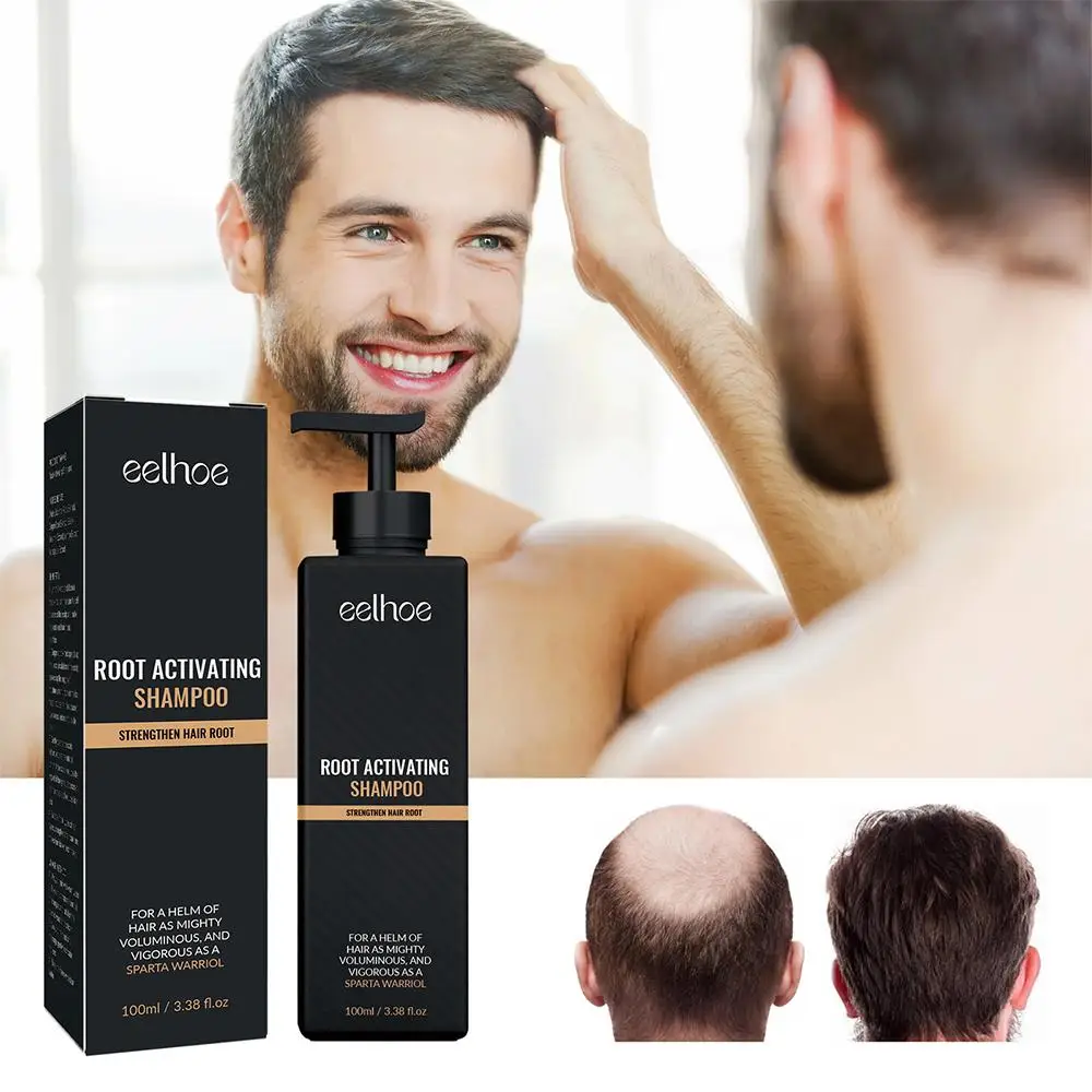 

Anti Baldness Shampoo Fast Thicker Dense Deep Cleansing Shampoo Hair Follicles Regrowth Nourish Strengthen Root Hairs Activ D4U9