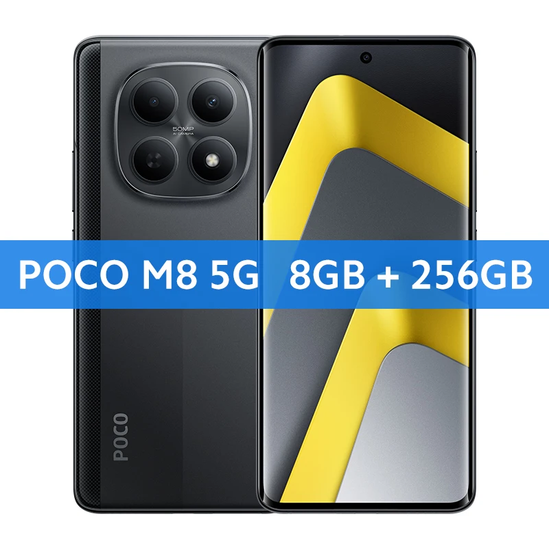 POCO M8 5G Global Version Smartphone 256GB 512GB Snapdragon® 6 Gen