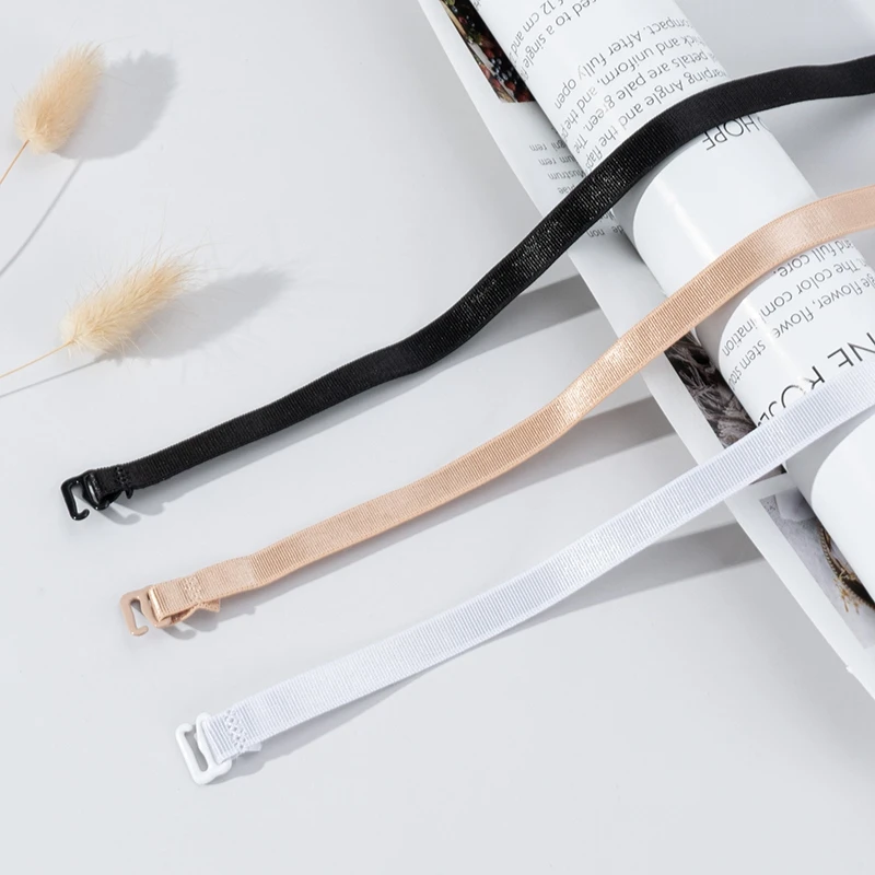 Women's Slip-Resistant Double Shoulder Bra Straps - Elastic Lingerie Accessory