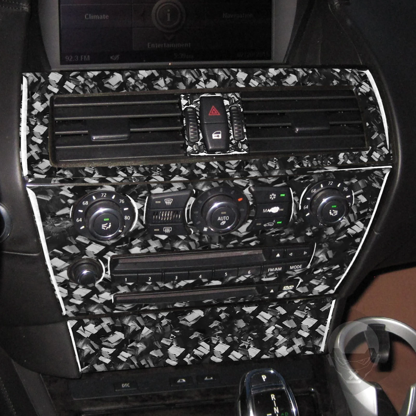 4pcs Red Carbon Fiber Copilot dashboard Interior Trim For BMW 6 E63 E64 2004-10 4pcs Red Carbon Fiber Copilot dashboard Interior Trim For BMW 6 E63 E64 2004-10