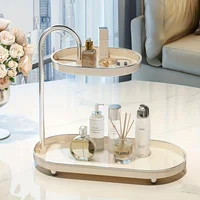 Light Luxury Bathroom Storage Rack Storage Rack Dressing Table Skin Care Products Entrance Desk Key Miscellaneous Storage Rack 1