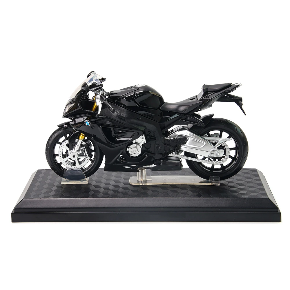 Premium Tricolor Alloy Motocross Motorcycle Model Toy - Static Die-Cast Collectible Gift