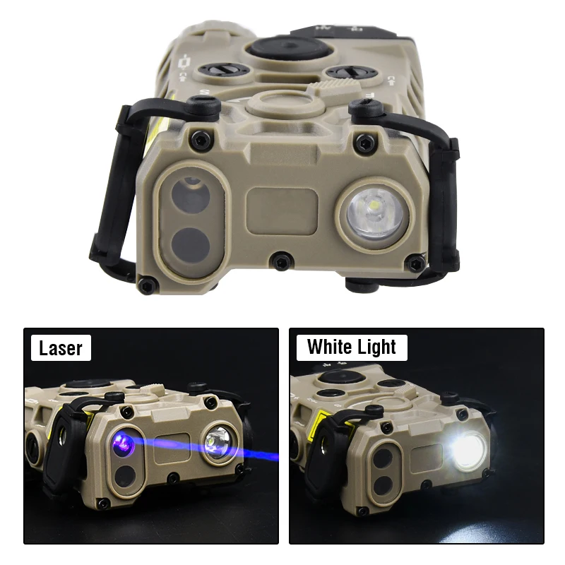 Laser Sight Tactical Nylon Plastic OGL Laser Red Green Blue Laser IR White LED Light Brightness Adjustable
