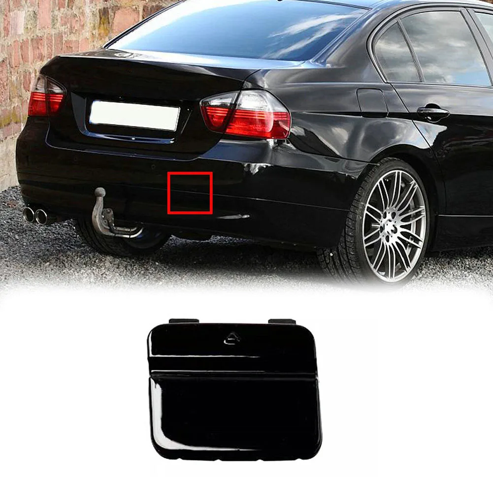 

Black Rear Bumper Tow Hook Eye Cover Cap 51127202673 For BMW 3 Series E90 E91 328I 335I 2009-2011 4 Door Sedan Car Accessories