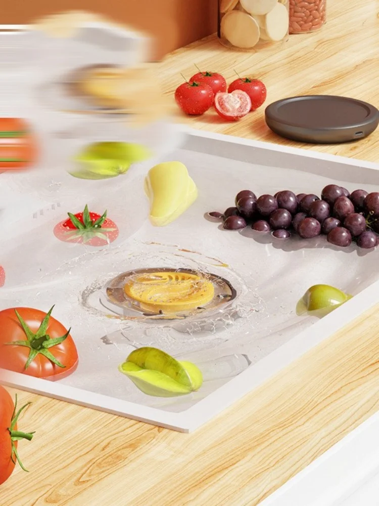 Fruit and Vegetable Purifier 1pc Home Multifunctional Washer Portable Automatic Vegetable Washer 2