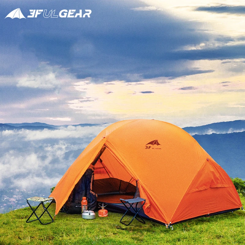 

3F UL GEAR Floating Cloud 2 Winter Hunting Tents Waterproof 3-4 Season 15D Outdoor Camping Tent Ultralight Hiking Silicon Nylon