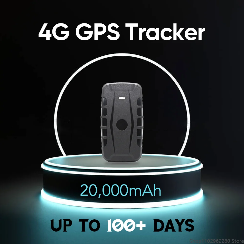 

4G GPS Tracker 20000mAh Portable GPS Via Satellite Car Alarm Real-Time GPS Locator Magnetic Tracking Device Long Standby Time