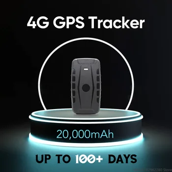 휴대용 GPS 추적기, 위성 자동차 알람, 실시간 GPS 로케이터, 마그네틱 추적 장치, 긴 대기 시간, 4G, 20000mAh