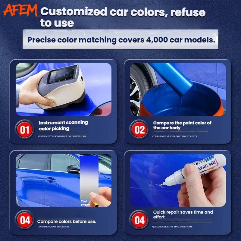 CUPRA Formentor Premium Paint Scratch Repair Pen - Blue, Bronze, Red, White, Black, Fiord Blue