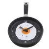 Frying Pan with Fried Eggs Design Wall Clock, 9x8inch for Kitchen,Living Room,Bedroom Decor 1
