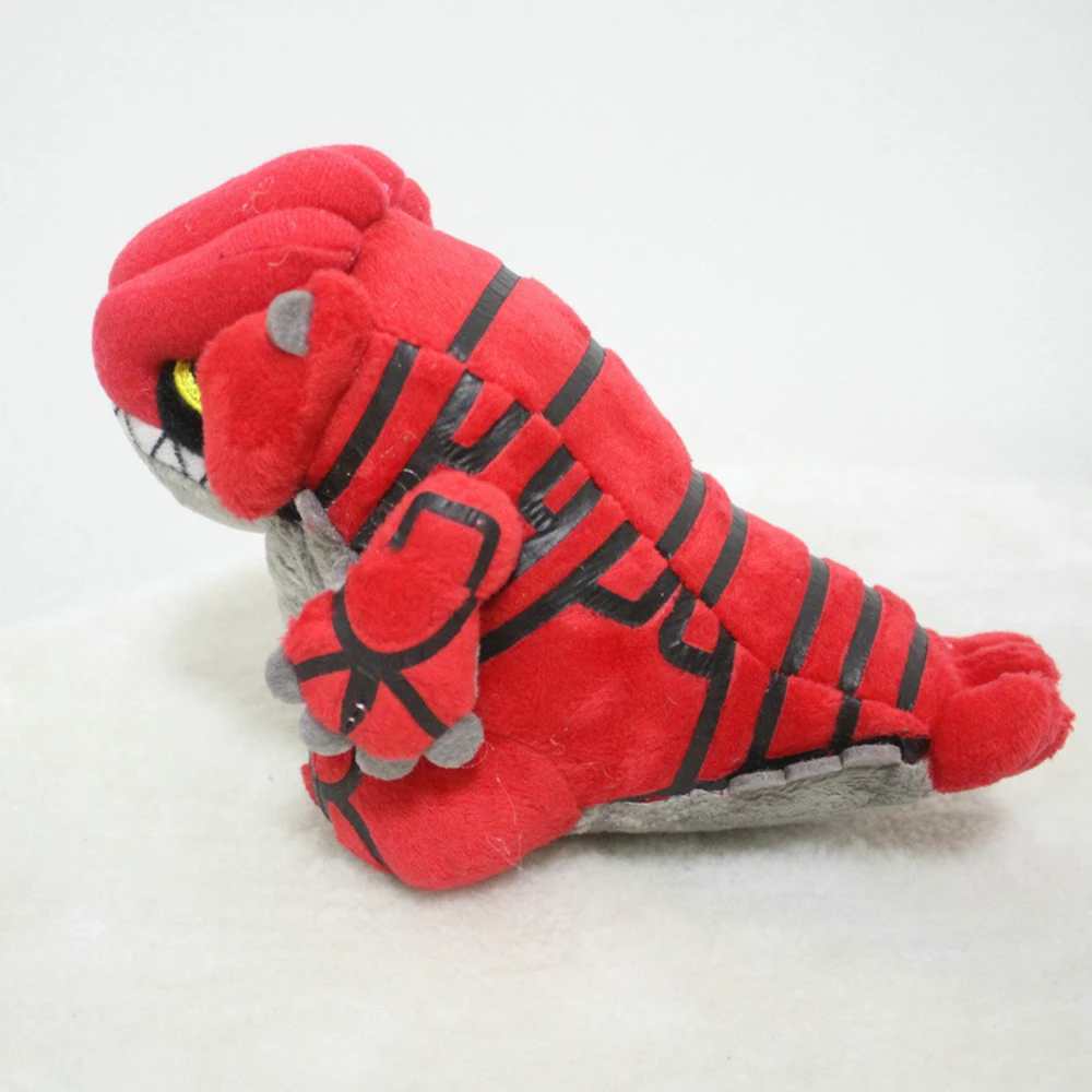 Muñeco de peluche de Pokémon Groudon para niños, juguete de felpa suave, dinosaurio Kawaii, regalo de cumpleaños, Anime japonés, elfo rojo - Imagen 3
