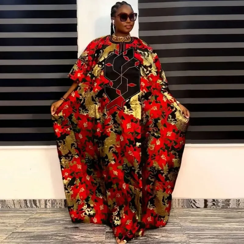 

African Dresses For Women Muslim Fashion Abayas Boubou Dashiki Ankara Outfits Evening Gown Dubai Kaftan Abaya Robe Marocaine